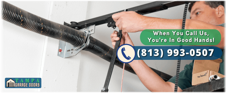 Broken Garage Door Spring Tampa FL